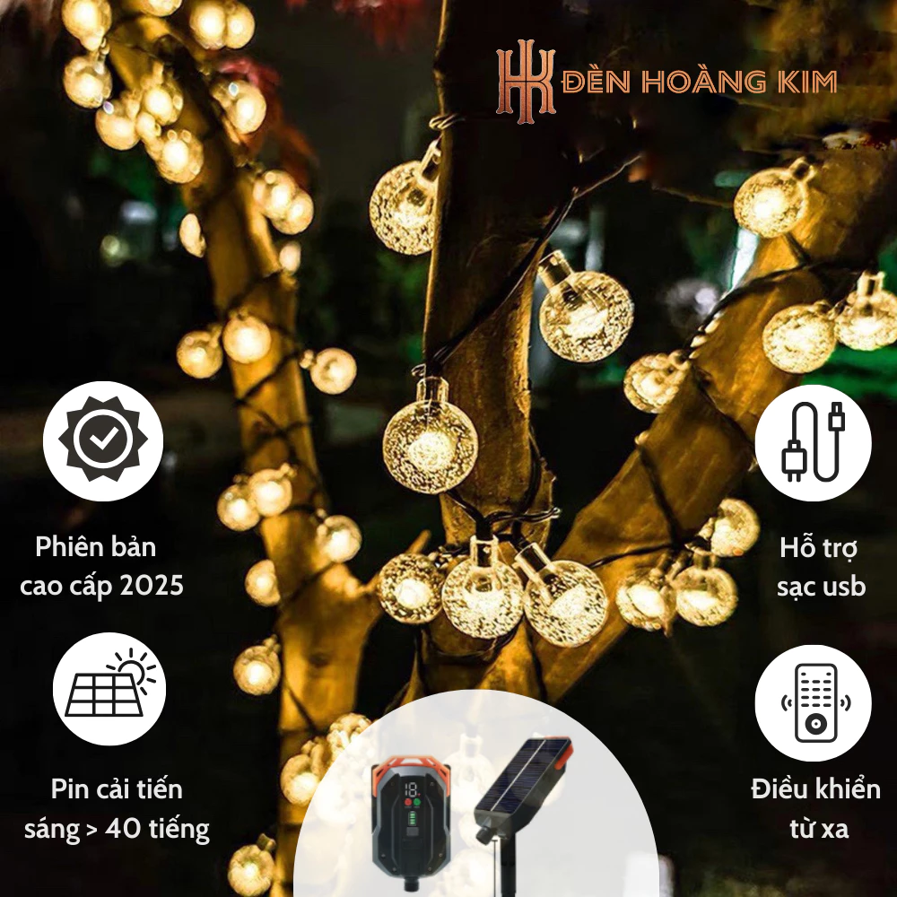Đèn Trang Trí Năng Lượng Mặt Trời - Đèn Nháy