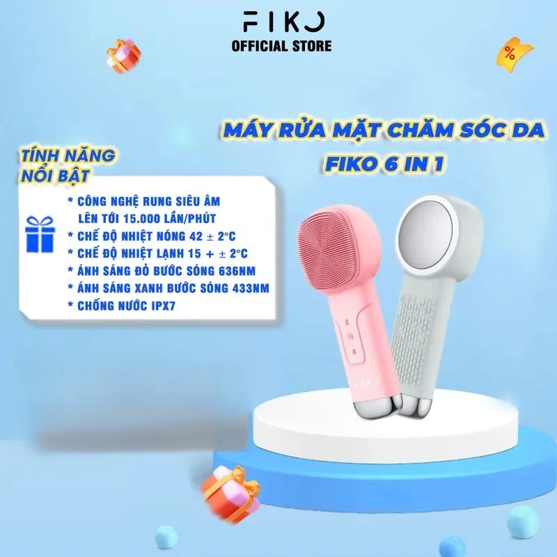 Máy Rửa Mặt Rung Nóng Lạnh